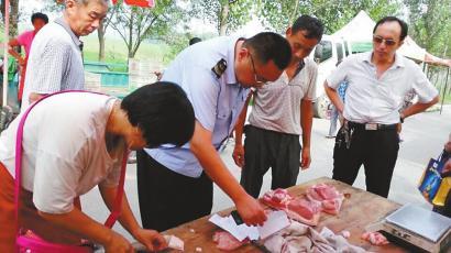 遏制病害肉、注水肉進(jìn)入市場